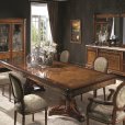 Creaciones Fejomi, classic luxury furniture for dining room, dining table with marquetry, chest of drawers with marquetry from Spain, buy luxury classic dining room with marquetry in Spain